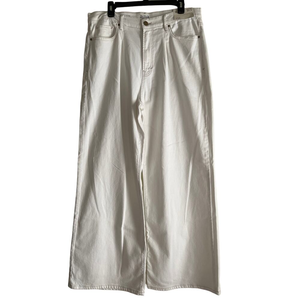 a.n.a. Wide Leg High Rise Pants Modern Easy Fit Women’s 16